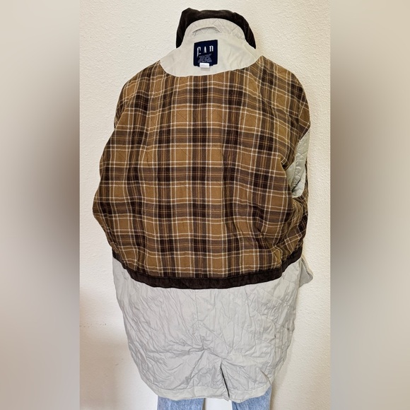 Vintage Gap Cotton canvas Chore Jacket Barn Corduroy collar Large mens womens - Picture 4 of 8